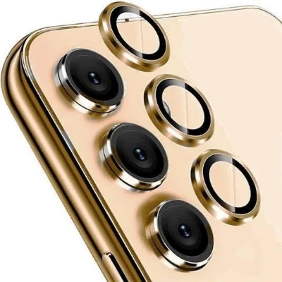 Picture of For Samsung Galaxy S23 FE Metal Camera Protector Lens Tempered Glass Camera Case For Samsung Galaxy Lens Ring