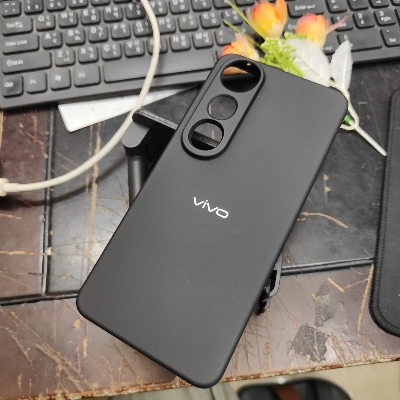 Picture of Vivo V50 Lite Phone Case Ultra Slim Shockproof Matte Luxury Rubber Skin Liquid Silicone Case