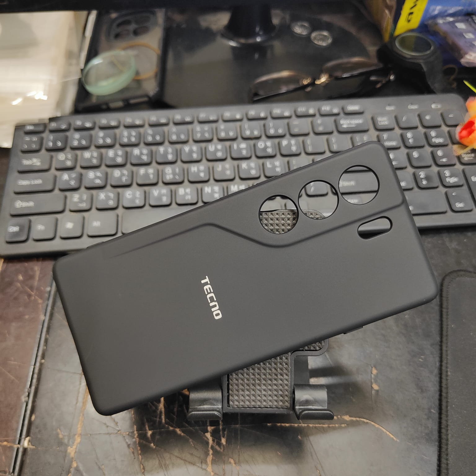 Picture of Tecno Camon 40 Pro 4G Liquid Silicone Back Cover – Skin-Friendly Soft Touch Premium Case