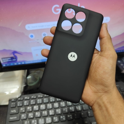 Picture of Motorola Edge 60 Fusion Liquid Silicone Back Cover – Skin-Friendly Soft Touch Premium Case