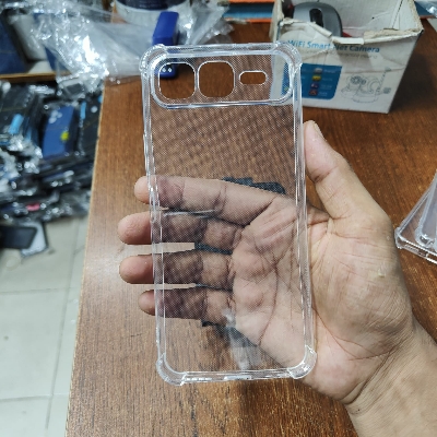 Picture of Infinix Smart 10 Plus Soft TPU Clear Transparent Shockproof Airbag Case – Protective Back Cover with Anti-Slip Grip