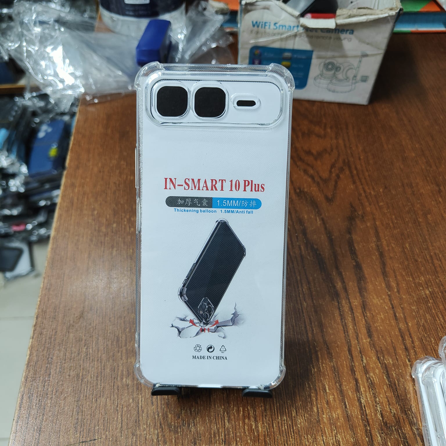 Picture of Infinix Smart 10 Plus Soft TPU Clear Transparent Shockproof Airbag Case – Protective Back Cover with Anti-Slip Grip