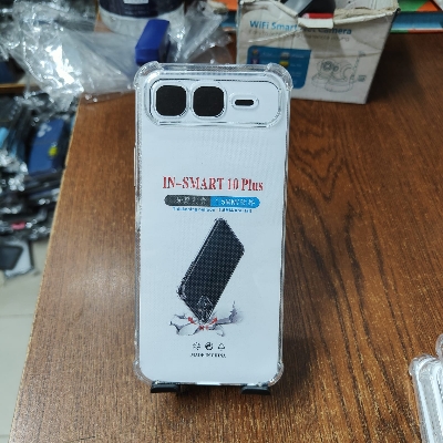 Picture of Infinix Smart 10 Plus Soft TPU Clear Transparent Shockproof Airbag Case – Protective Back Cover with Anti-Slip Grip