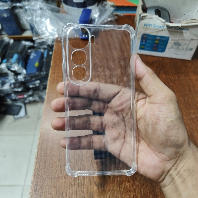 Picture of vivo Y400 4G/5G Soft TPU Clear Transparent Shockproof Airbag Case – Protective Back Cover with Anti-Slip Grip