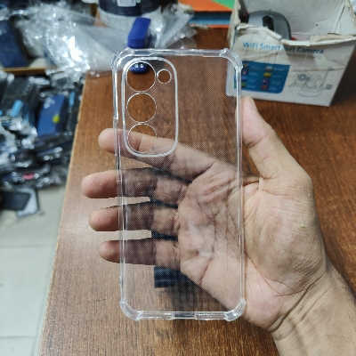 Picture of Tecno Spark 40 Pro+/Tecno Spark 40 Pro Plus Soft TPU Clear Transparent Shockproof Airbag Case – Protective Back Cover with Anti-Slip Grip