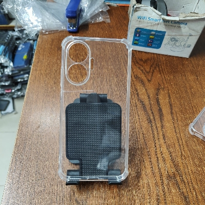 Picture of Xiaomi Redmi Turbo 4/Poco X7 Pro Soft TPU Clear Transparent Shockproof Airbag Case – Protective Back Cover with Anti-Slip Grip