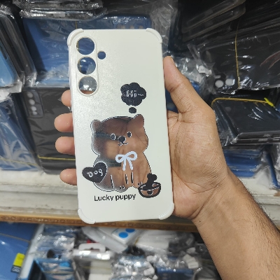 Picture of Samsung Galaxy A54 Case – Cute Dog Printed Soft Back Cover (Lucky Puppy Design)