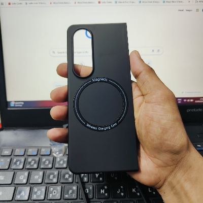 Picture of Samsung Galaxy Z Fold4 Case – Hybrid Magnetic Wireless Charging MagSafe Back Cover Samsung Galaxy Z Fold5