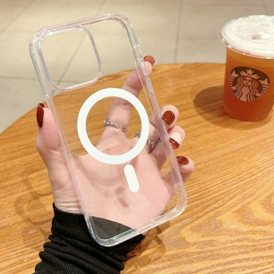 Picture of For iPhone 11/iphone 11 pro/iphone 11 pro max Anti Yellow Hard Magsafe Unique Case Clear Hard Phone Back Cover