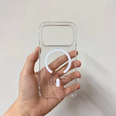 Picture of For iPhone 17 Pro Max Anti Yellow Hard Magsafe Unique Case Clear Hard Phone Back Cover