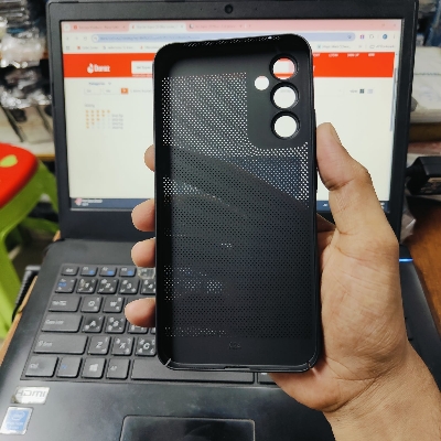 Picture of Cooling Mesh Metal Lens Protection Phone Case For Samsung Galaxy A34 Slim Cover