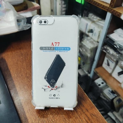 Picture of For Oppo A77 (2017) Premium Silicone Case Crystal Clear Soft TPU Ultra-Thin Transparent Flexible Protective Mobile Phone Back Cover