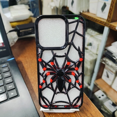 Picture of Personalized hollowed-out spider for iphone 15 Pro phone case