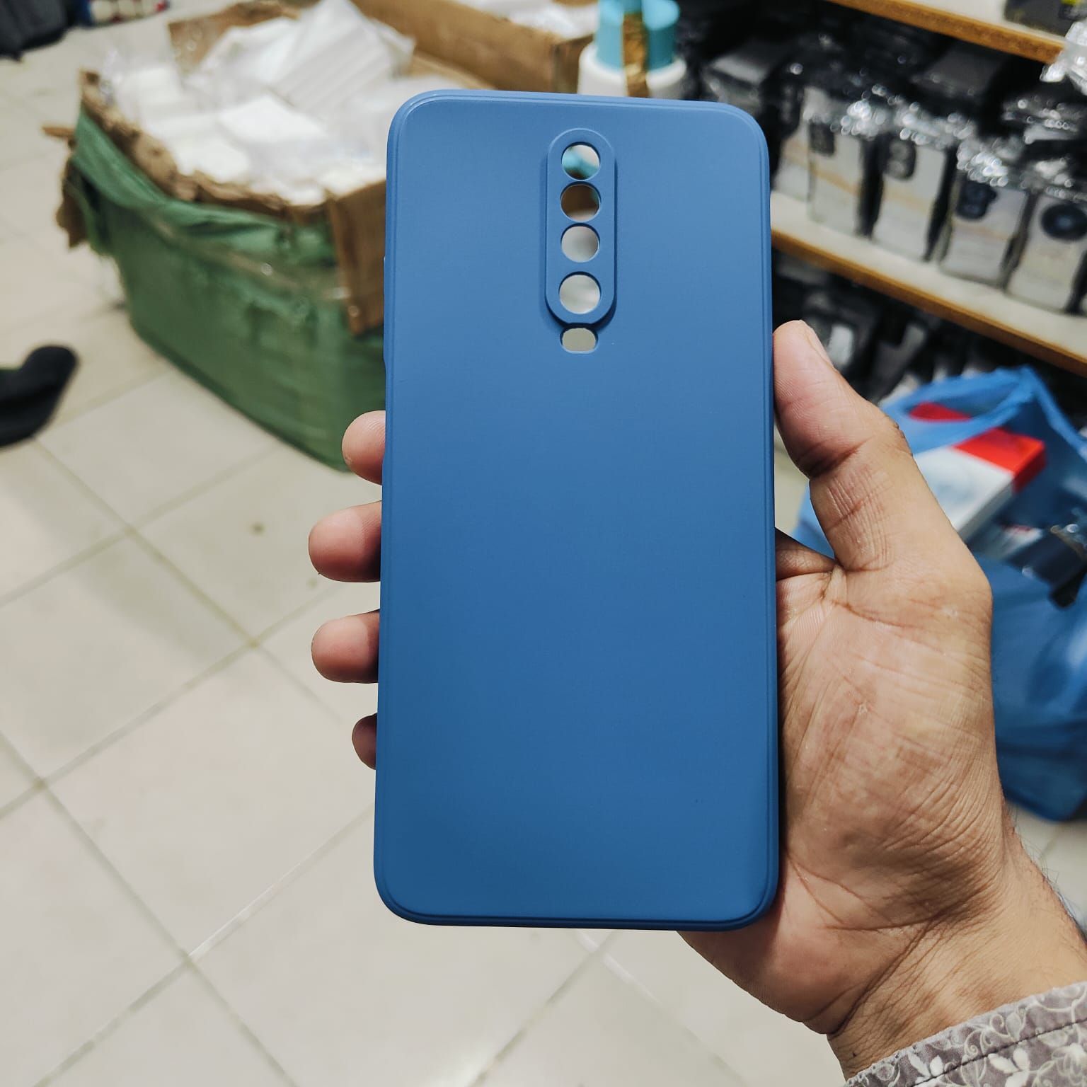 Picture of For Xiaomi Redmi K30 / Xiaomi Redmi K30 5G / Xiaomi Poco X2 Luxury Silicon Protect Back Cover Soft Silicone Protective Back Cover