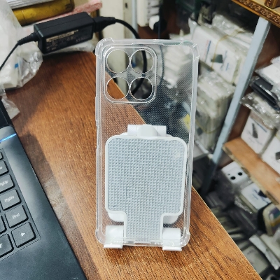 Picture of For Honor X6a/X6A Premium Silicone Case Crystal Clear Soft TPU Ultra-Thin Transparent Flexible Protective Mobile Phone Back Cover