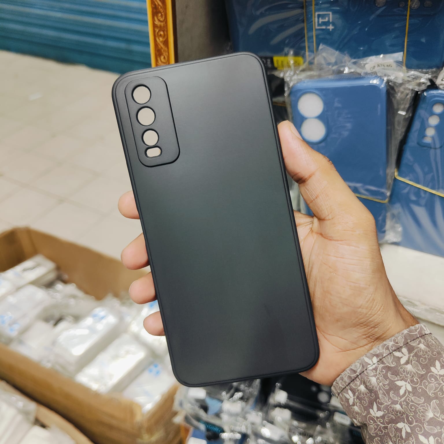 Picture of Vivo Y20 /Y12s/Y20a/Y20i/Y20G/Y20A/Y20 2021 Case – Liquid Silicone Soft Gel Rubber Shockproof Back Cover