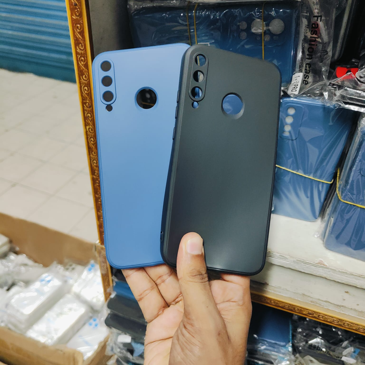 Picture of Silicone Case For Huawei Y8p / Huawei P Smart S - Soft Flexible Rubber Material Premium Shockproof Camera Bumper Protective Stylish Silicon Back Cover