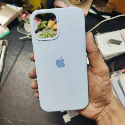 Picture of For Apple iPhone 13 Pro Max Soft Microfiber Cloth Back Full Protection Case Cover Cwith Logo Soft Silicone Rubber Phone Case