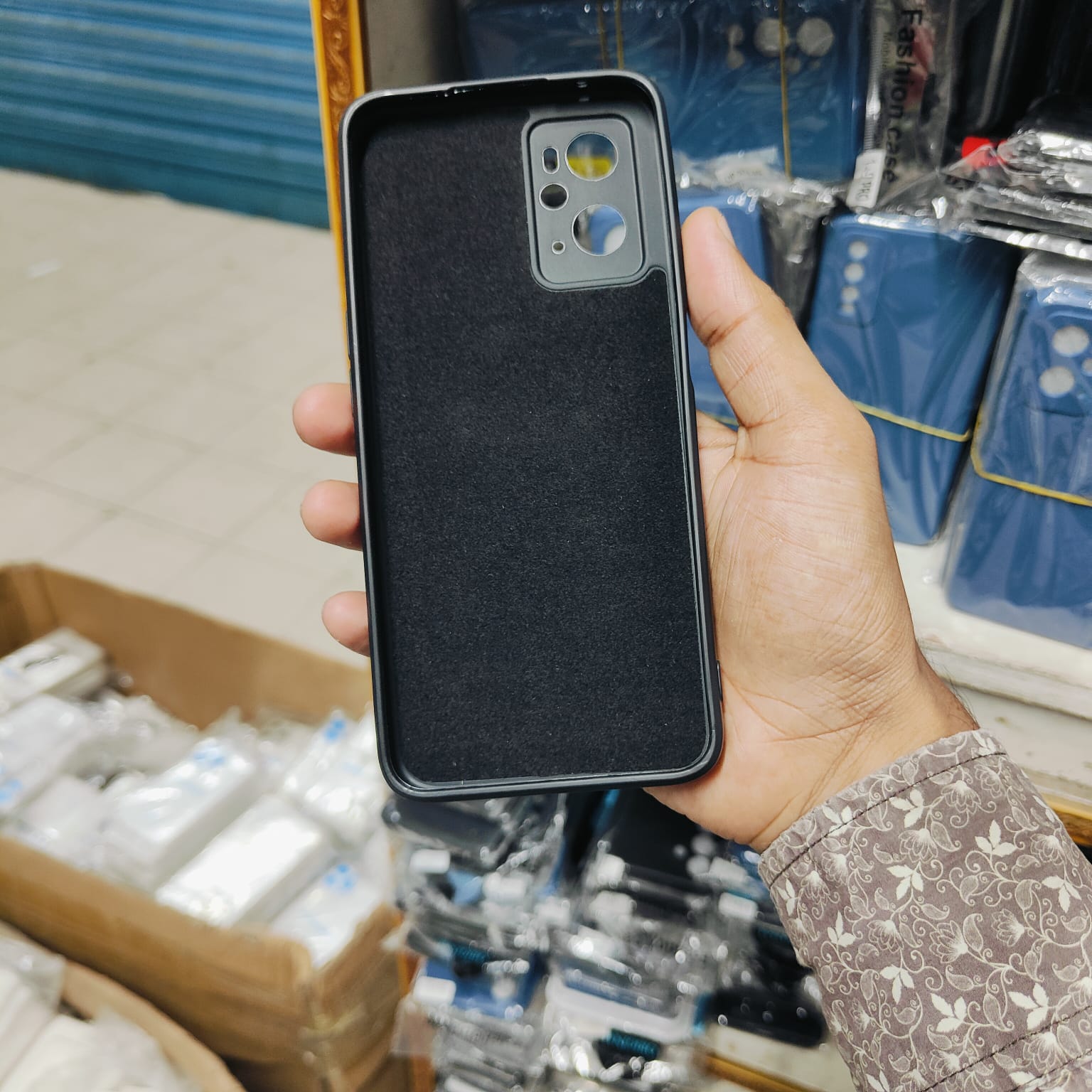 Picture of For Realme 9i / Oppo A76 / Oppo A36 Liquid Silicone Soft Gel Rubber Shockproof Cover For Realme 9i Phone Case (Back Case Cover For Smartphone)