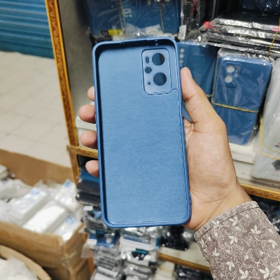 Picture of For Realme 9i / Oppo A76 / Oppo A36 Liquid Silicone Soft Gel Rubber Shockproof Cover For Realme 9i Phone Case (Back Case Cover For Smartphone)