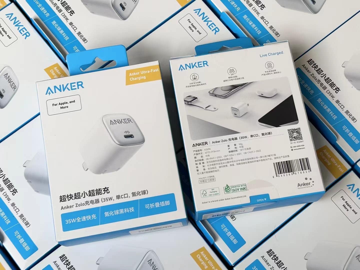Picture of Anker Zolo 35W PD PPS GAN ( For iPhone/Samsung/Pixel )