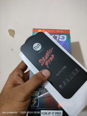 Picture of iPhone 17 Pro Max/17 pro /17/17 Air mossily Full Cover Tempered Glass Screen Protector - 9H - Black Edge Write a review