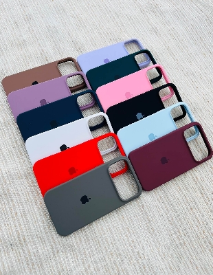 Picture of iPhone 17 / 17 Air / 17 Pro / 17 Pro Max Official Silicone Case All Colours With Apple Logo 100% Best Quality
