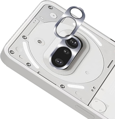 Picture of Nothing Phone 3A Aluminum Alloy Camera Ring Tempered Glass Lens Protective Cover
