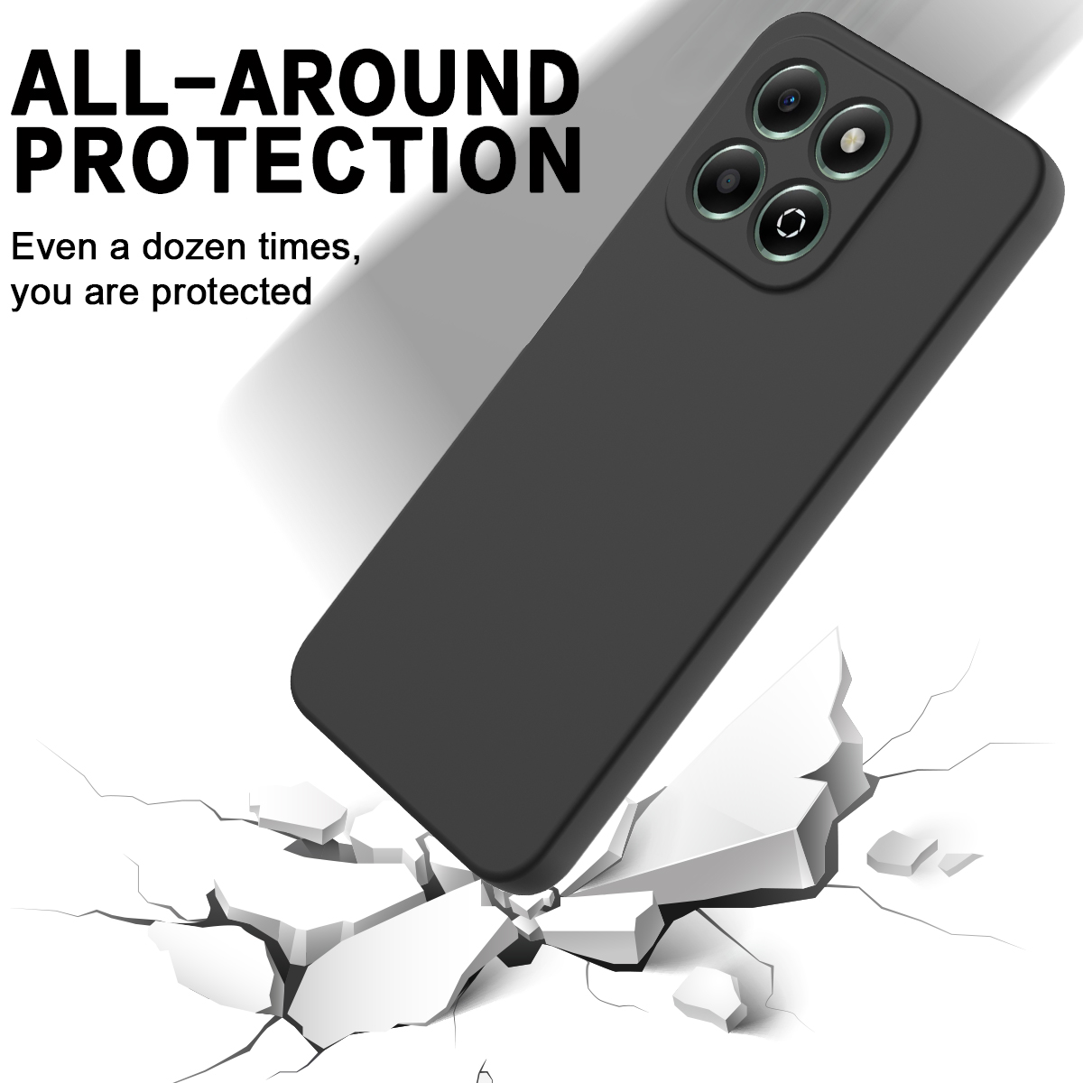 Picture of Premium Liquid Silicone Phone cover for Honor X6c Back Cover