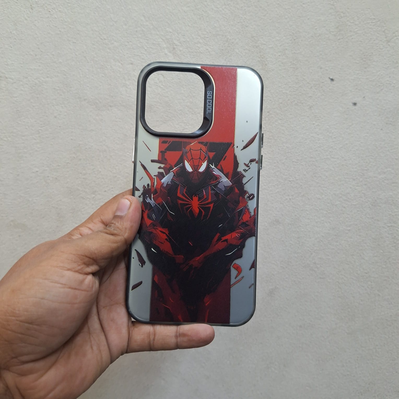 Picture of iphone 14 pro max matte finish graphics premium back cover