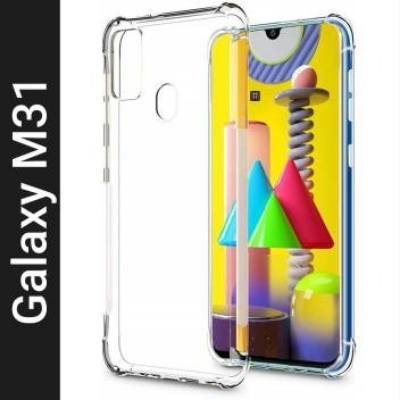 Picture of Samsung Galaxy M31 / Samsung Galaxy M31 Prime / Samsung Galaxy F41 Clear Case Soft Silicone Shockproof Bumper Transparent Premium Shell Back Cover