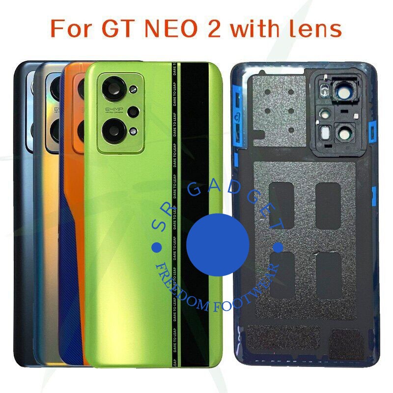 Picture of Replacement Backshell Back Cover Glass Panel for Realme GT Neo 2 Battery Back Door Housing With Camera Lens