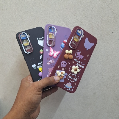 Picture of Infinix Hot 60 pro plus / Hot 60 pro  plus butterfly ladies back cover