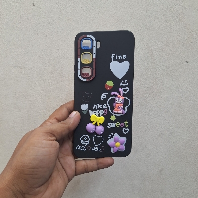 Picture of Infinix Hot 60 pro plus / Hot 60 pro  plus butterfly ladies back cover