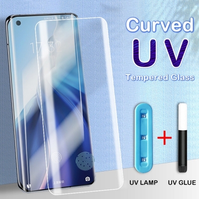 Picture of OnePlus 8/OnePlus 8 Pro Full HD Curved Edge Liquid UV Tempered Glass Screen Protector