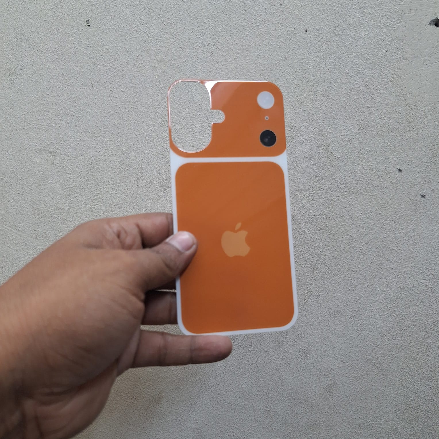 Picture of Back Converter Glass for iPhone 16 to iphone 17  Tempered Glass & Clear Phone Case