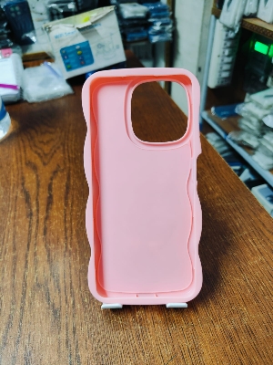 Picture of for Realme C53 / Narzo N53 / C51 Back Cover Pink Butterfly Pattern Luxury Phone Cover Soft Silicone Macaron Wave Mobile Case