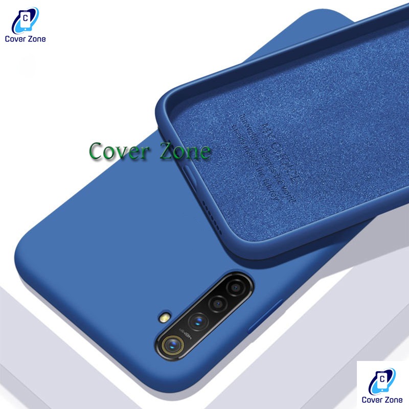 Picture of For Realme 6 Heavy Strong Liquid Silicone Soft Gel Rubber Shockproof Cover Case For Realme 6 Back Cover