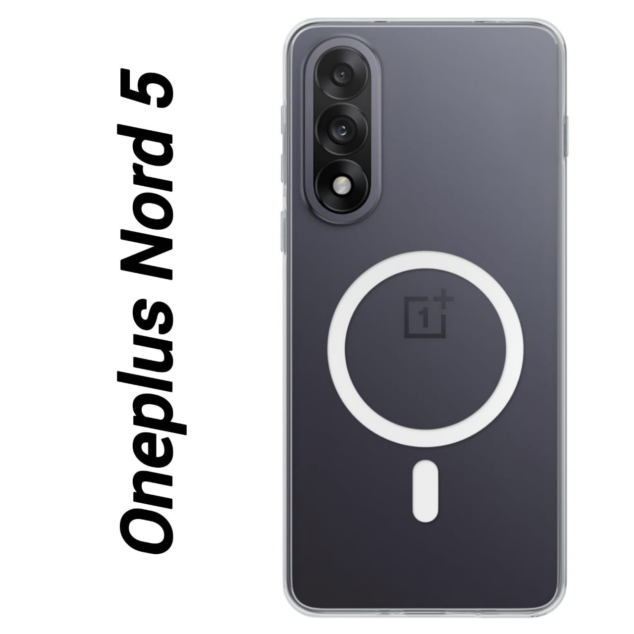 Picture of Anti Yellow Magsafe Case For OnePlus Nord 5 Phone Camera Bumper Protective Transparent Back Cover