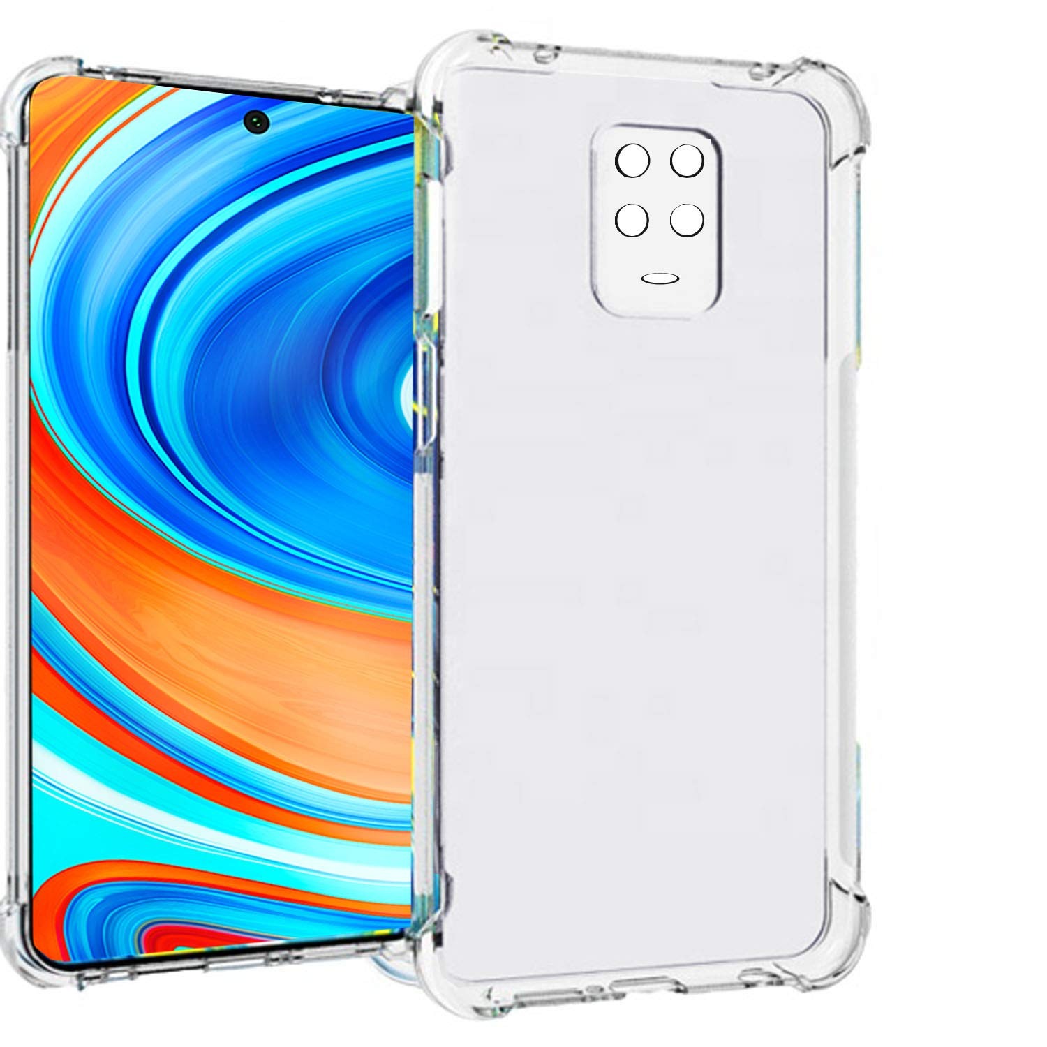 Picture of For Xiaomi Redmi Note 9 Pro / 9 Pro Max / Note 9s Camera Protection Premium Silicone Case Crystal Clear Soft TPU Ultra-Thin Transparent Flexible Protective Mobile Phone Back Cover