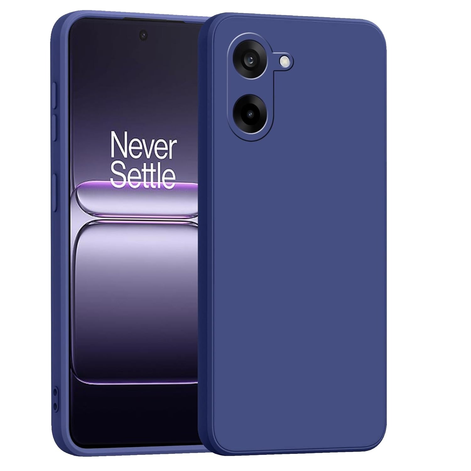 Picture of OnePlus Nord CE5 / CE 5 (5G) Case – Ultra Slim Matte Soft Rubberized Back Cover with Camera Bump Protection & Velvet Inner Lining