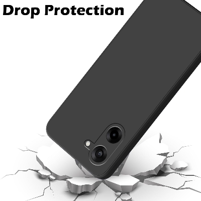 Picture of OnePlus Nord CE5 / CE 5 (5G) Case – Ultra Slim Matte Soft Rubberized Back Cover with Camera Bump Protection & Velvet Inner Lining