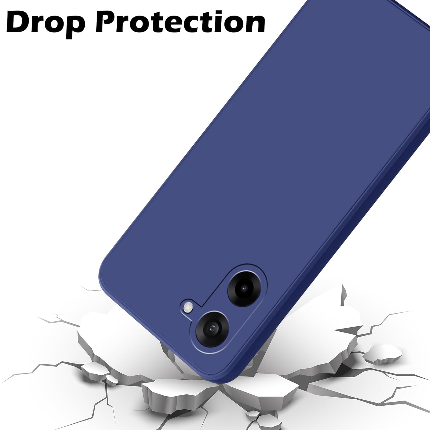 Picture of OnePlus Nord CE5 / CE 5 (5G) Case – Ultra Slim Matte Soft Rubberized Back Cover with Camera Bump Protection & Velvet Inner Lining