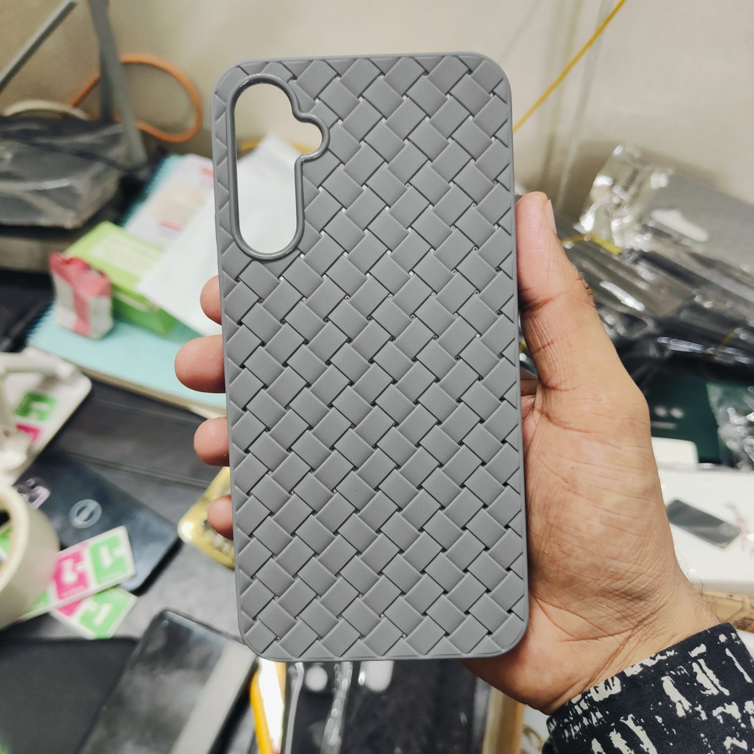 Picture of Samsung Galaxy A34 Phone Case Slim Pati Soft TPU Slim Fashion Non-Slip Protective Back Cover