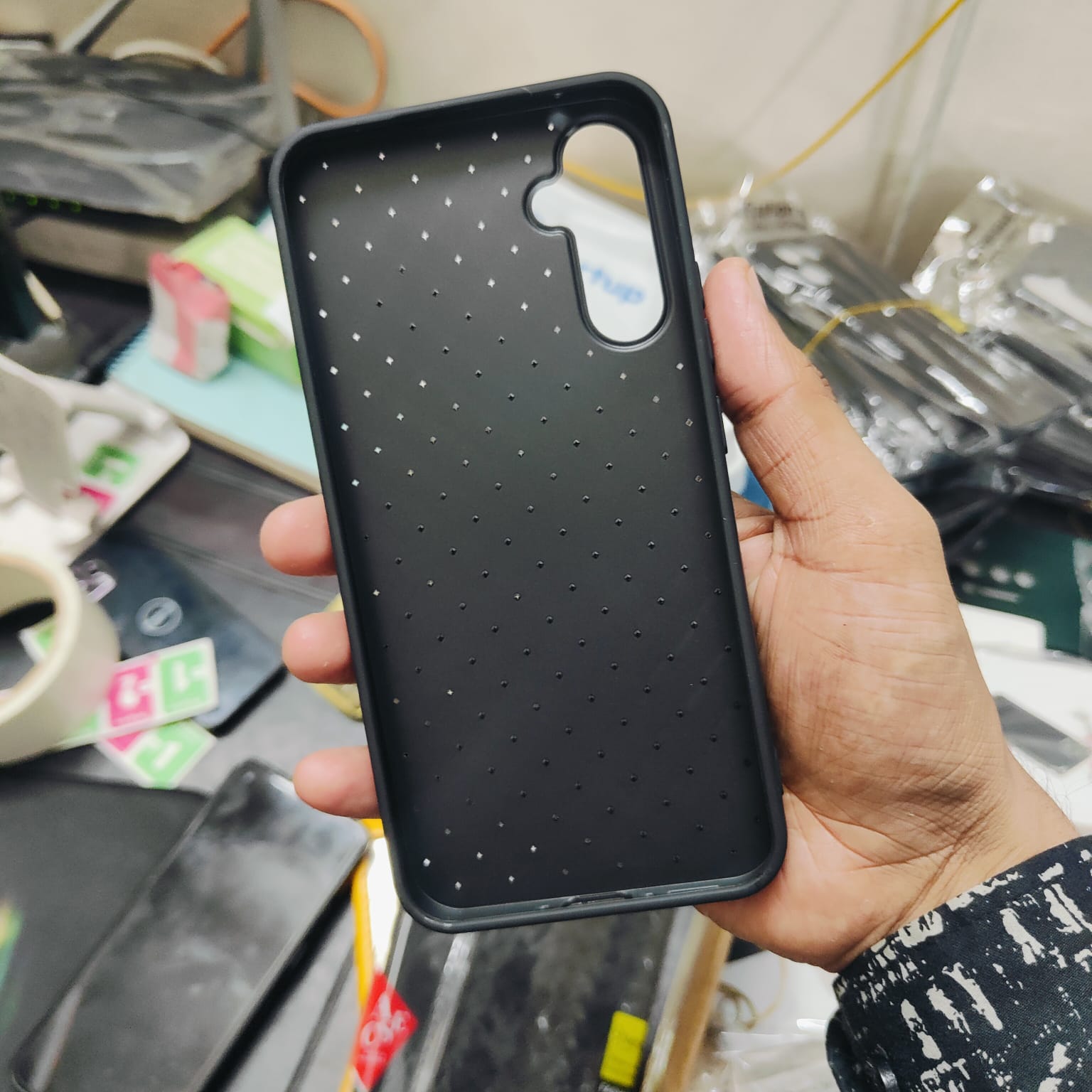 Picture of Samsung Galaxy A54 Phone Case Slim Pati Soft TPU Slim Fashion Non-Slip Protective Back Cover