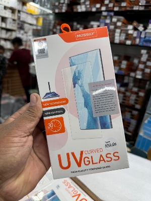 Picture of Tecno Pova Slim Mossily UV Glue Curved Tempered Glass Screen Protector For Tecno Pova Slim Gorilla Glass Protector With Easy Installation Full Kit