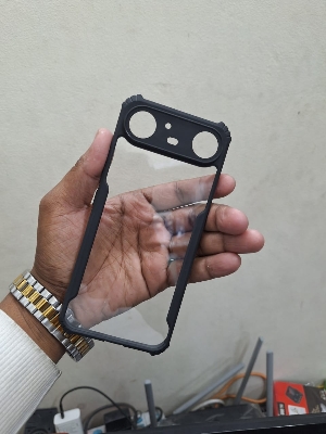 Picture of Product details of Xundd For Tecno Pova Slim 5G Xundd Back Cover Shockproof Anti-drop Shell TPU & PC Back Transparent Cover Bumper Phone Case Bi-color gradual color changing design, unique and eye-catching Hard PC material, durable and wear resistant Glos