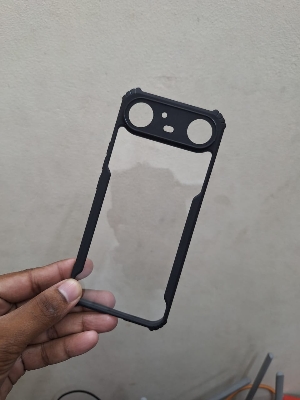 Picture of Product details of Xundd For Tecno Pova Slim 5G Xundd Back Cover Shockproof Anti-drop Shell TPU & PC Back Transparent Cover Bumper Phone Case Bi-color gradual color changing design, unique and eye-catching Hard PC material, durable and wear resistant Glos