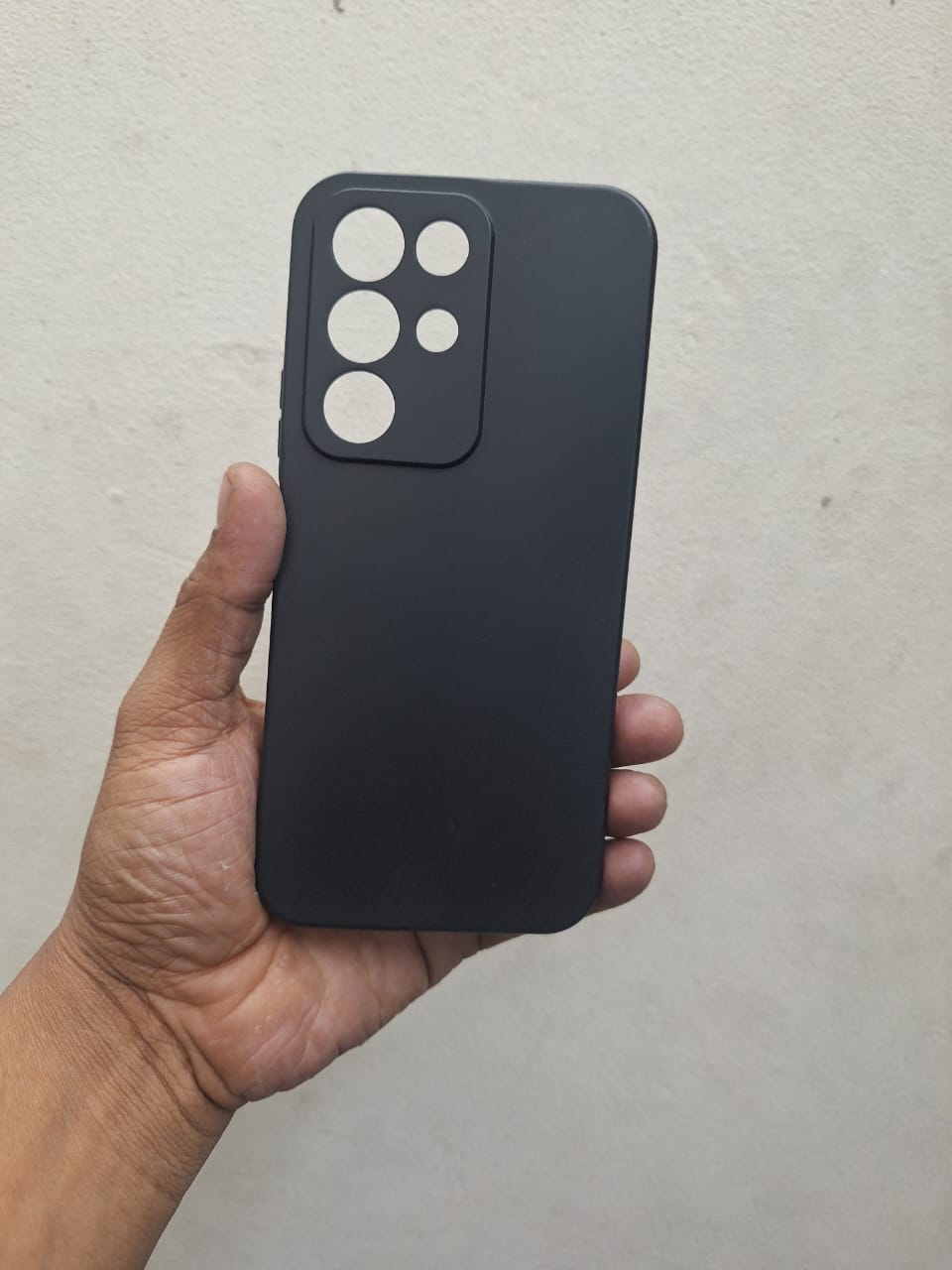 Picture of For Realme C85 Pro Back Cover Heavy Strong Logo Liquid Silicone Soft Gel Rubber Carbon Cases Shockproof Cover Case Realme C85 Pro Phone Back Cove