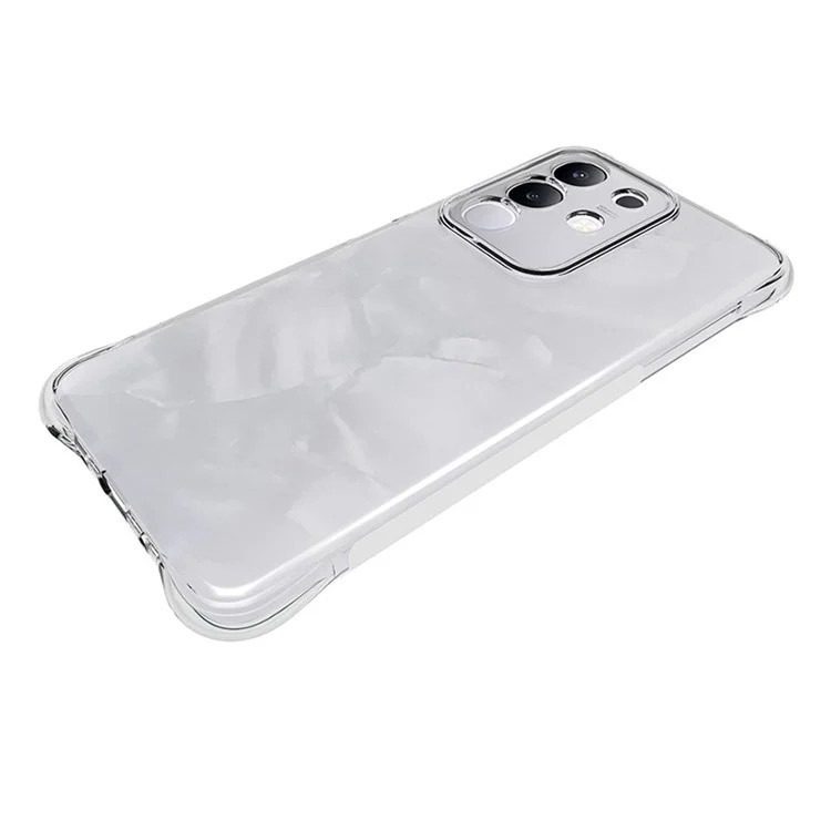Picture of Vivo Y29 4G/Vivo T4X 5G Soft TPU Back Cover Shockproof Silicone Bumper - Transparent